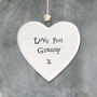 Love You Granny Mini Porcelain Hanger, thumbnail 6 of 8