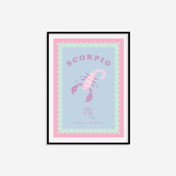 Children's Scorpio Zodiac Print, 7 of 7