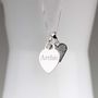 Personalised Children's Silver Heart Necklace, thumbnail 2 of 6