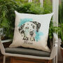 Dalmatian Soft Touch Linen Cushion, thumbnail 2 of 4