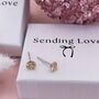 Christmas Gift November Birthstone Earrings Gift For Her, thumbnail 2 of 6