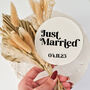 Retro Just Married Cake Topper, thumbnail 1 of 6