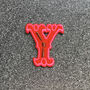 Letter Y Alphabet Iron On Patch, thumbnail 1 of 4