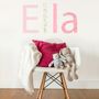 Name Letter Fabric Wall Stickers, thumbnail 1 of 4
