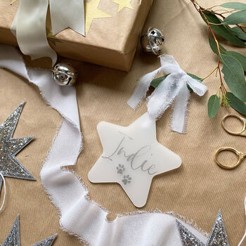 Personalised Pet Christmas Tree Decoration, 6 of 8