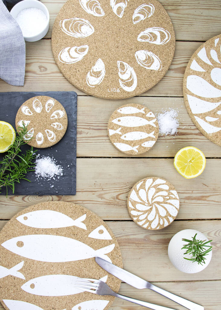 Oyster Cork Mats By Liga