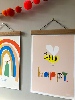 Bee Happy Art Print, 5 of 7
