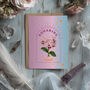 Aquarius Zodiac Flower Card, thumbnail 1 of 4