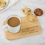 Personalised Tea And Biscuits Board, thumbnail 3 of 7