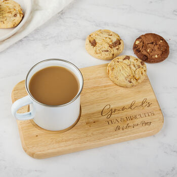 Personalised Tea And Biscuits Board, 3 of 7