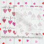'Hearts On The Line' Linen Tea Towel, thumbnail 2 of 3