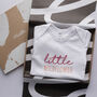 Organic Cotton Little Wildflower Baby Grow, thumbnail 4 of 5