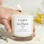 Wedding Candle Gift For Couples, thumbnail 1 of 8