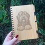 Personalised Briard Dog Engraved Notebook, thumbnail 1 of 6