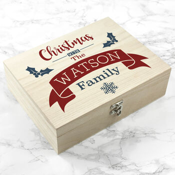 Personalised Our Family's Christmas Eve Box, 2 of 6