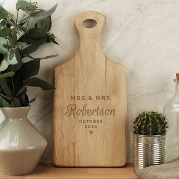 Personalised Wedding Wooden Paddle Board, 5 of 5