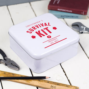 Personalised Survival Kit Tin, 3 of 5