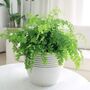 Contemporary Stripe Pattern Indoor Planter Flower Pot, thumbnail 5 of 12