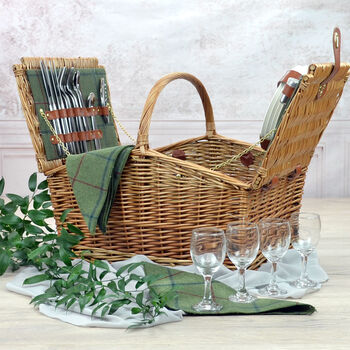 Fitted Picnic Basket For Four, 6 of 7