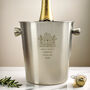 Personalised House Stainless Steel Ice Bucket, thumbnail 1 of 5