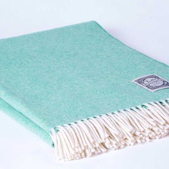 Personalised Pastel Merino Wool Throw Collection, 2 of 12
