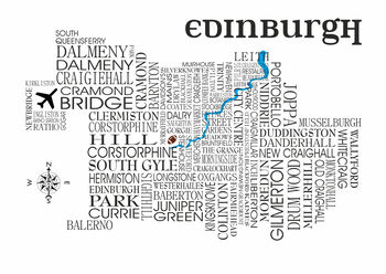 Edinburgh Word Map Mug, 4 of 6