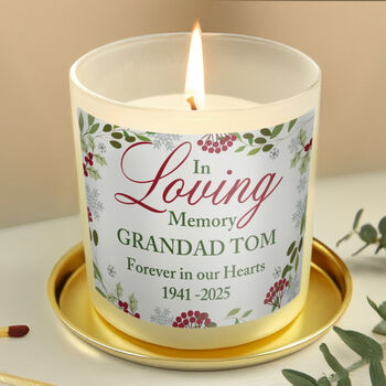 Personalised In Loving Memory Scented Jar Candle, 3 of 4