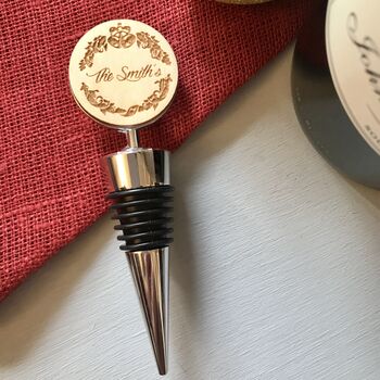 Personalised Christmas Wine Stopper, 3 of 8