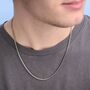 Men's Stainless Steel Box Link Chain, thumbnail 1 of 7