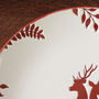 Red Reindeer Christmas Dinner Plates, thumbnail 10 of 10