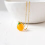 Orange Pendant Necklace, thumbnail 1 of 7