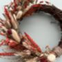 Autumn Small Dried Flower Wreath, thumbnail 6 of 7