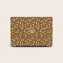 Caramel Spotted Mac Book Hard Case, thumbnail 1 of 9