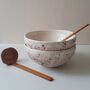 Deep And Wide Pink Ceramic Bowl, thumbnail 8 of 10