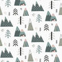 Mountains And Fir Trees Lampshade, thumbnail 5 of 5