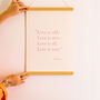 Love Is Old, Love Is New Lyric Print, thumbnail 1 of 7