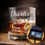 Personalised Golf Themed Retirement Whiskey Glass, thumbnail 1 of 8