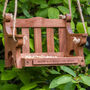 Personalised Wooden Memorial Bench Bird Feeder, thumbnail 11 of 12