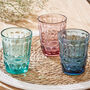Set Of Four Aurielle Coloured Glass Cocktail Tumblers, thumbnail 1 of 6