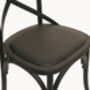 Sandhurst Black Oak Dining Chair, thumbnail 3 of 5