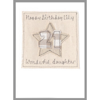 Personalised 16th Birthday Star Card For Girl, 8 of 8