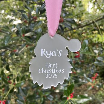 Baby's First Santa Head Christmas Decoration 2025, 2 of 5