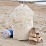 Personalised Organic Beach Duffle Bag, thumbnail 2 of 8