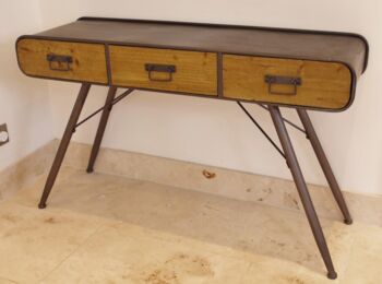 Retro Industrial Desk Home Office Furniture, 3 of 3