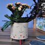 Personalised Happy Colours Smiley Face Planter, thumbnail 2 of 8