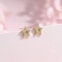 Cz Star Stud Earrings, thumbnail 3 of 10