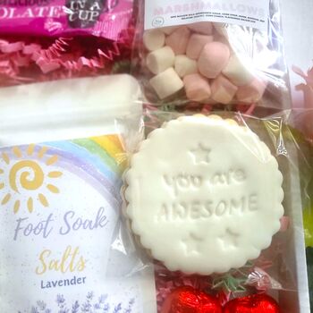 Birthday You Got This Sending Hugs You Are Awesome Treats Gift Box For Her | Happy Smile Birthday Gift, 5 of 12