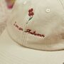 Personalised 'I Am an Autumn' Adult Cap In Natural By Made Yours, thumbnail 3 of 3