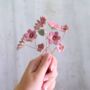 Ceramic Fuchsia Flower Stems Set In Three Styles, thumbnail 3 of 8