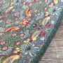 William Morris Strawberry Thief Blue Tweed Lampshade, thumbnail 2 of 9